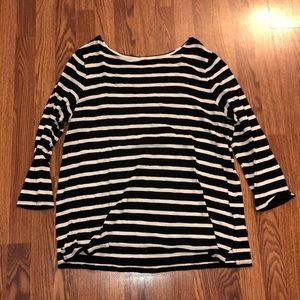Stripped long sleeve shirt